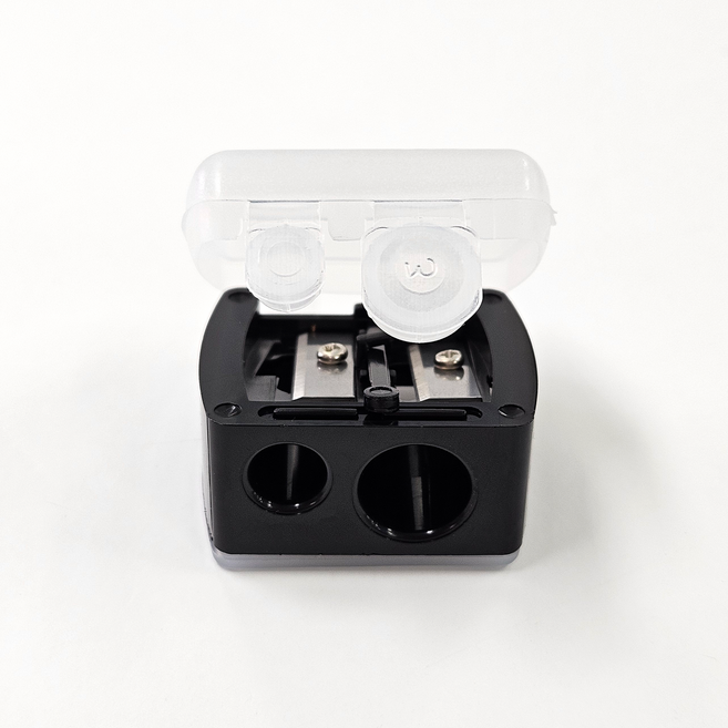 더블 샤프너 펜슬깎이 2홀, 1개