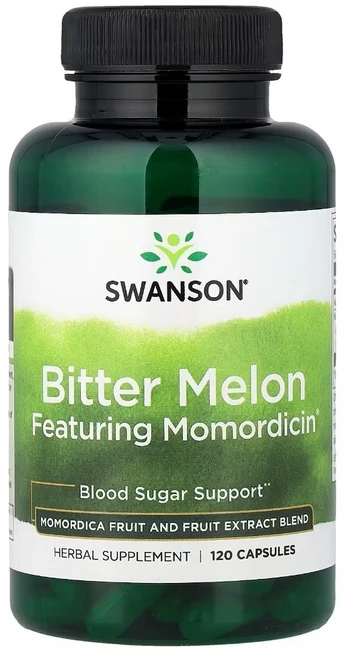 Swanson 비터 멜론 여주 추출 300mg 모모르디신 함유 Bitter Melon Featuring Momordicin, 1개, 120정 - 쿠팡