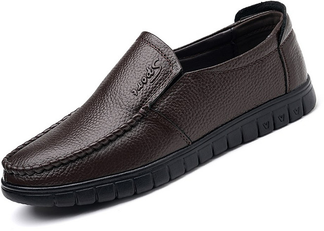 보이앤맨 소가죽 남성 편한 단화 남자 로퍼 캐주얼신발 슬립온 캐쥬얼슈즈 (사이즈 : 245/250/255/260/265/270/275/280/285/290)