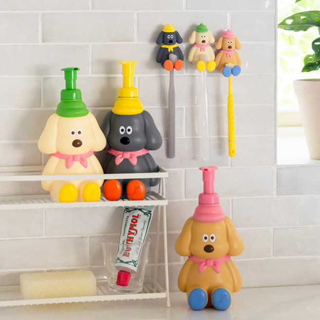 로마네 브런치브라더 찰리 디스펜서 핸드워시 주방 세제공병 버블 리퀴드 펌프 리필용기, 1개