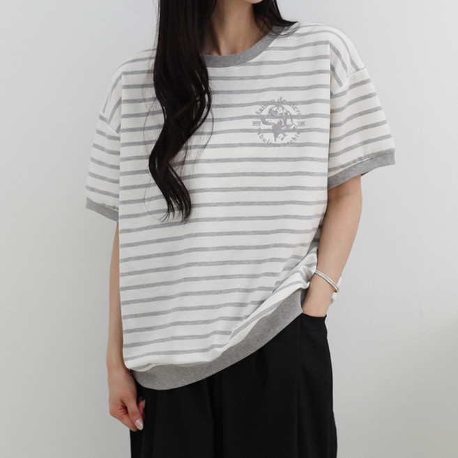 루나샵 강아지단 반팔 맨투맨