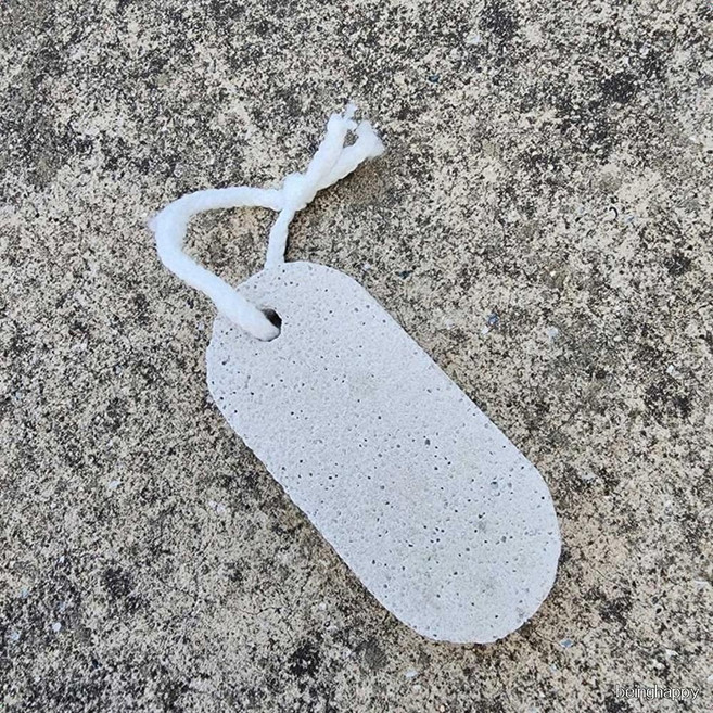 천연 현무암 발각질제거 굳은살 발뒤꿈치 타원형 스톤 풋케어 홈케어