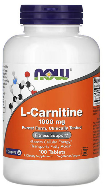 나우푸드 L-카르니틴 1 000mg 100정, 1개