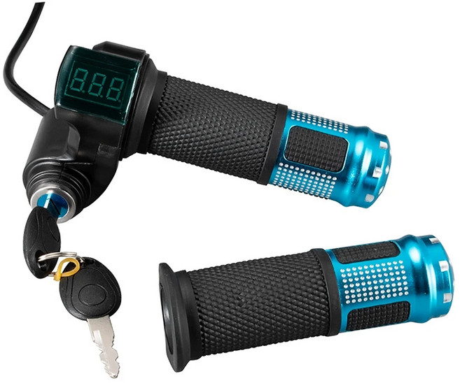 락모터스 전동킥보드 스로틀 일체형 볼트 게이지 악세사리 키박스 도난 튜닝 용품 자전거 오토, 스로틀키박스(색상램덤), 1개