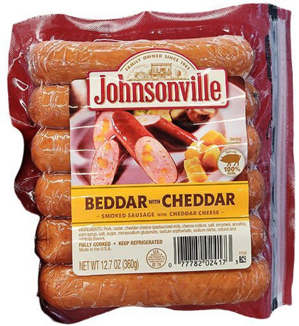 잔슨빌 베다 위드 체다 소시지, 360g, 1개
