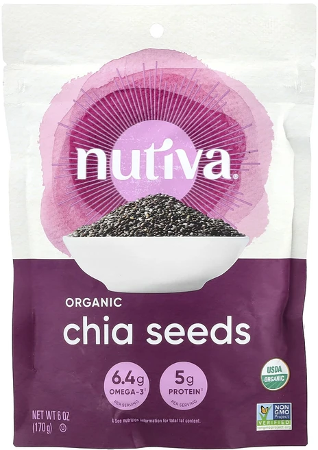 Nutiva 유기농 치아씨 170g(6oz), 170g, 1개 - 쿠팡