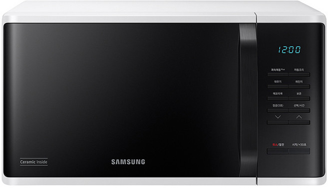삼성전자 전자레인지 23L, 3면입체가열 전자레인지 (MS23C3513AW)