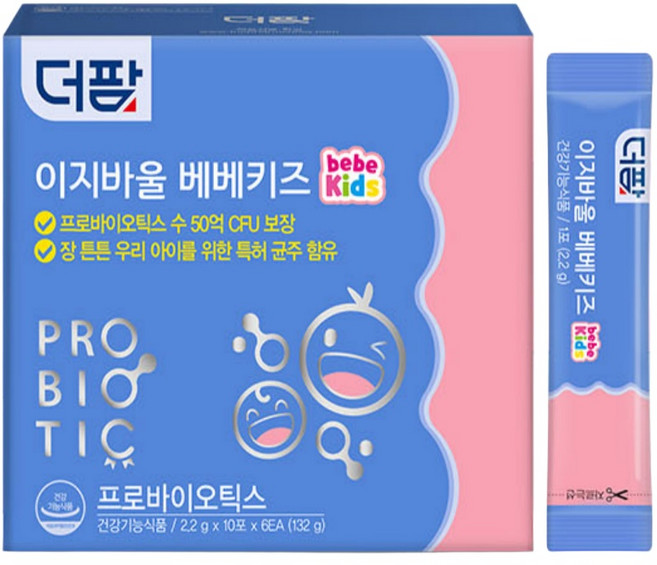 더팜 이지바울 베베키즈 60포 2개월분 뉴바이오틱스 키즈, 60개, 60