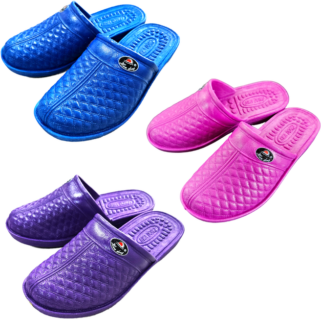 [오클로] 국산 오리지널 미끄럼방지 다용도 여성 고무 슬리퍼