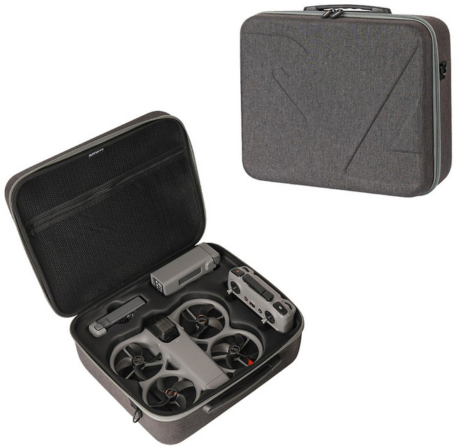 써니라이프 DJI 아바타360 플라이모어 콤보 케이스(배터리 5개 수납) 드론 가방 액세서리(드론 미포함), 그레이, 1개