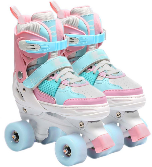 복나이트 롤러장 롤러스케이트 인라인스케이트 롤러스케이트장 인라인 두 줄로롤러장, S(31--34), 1개