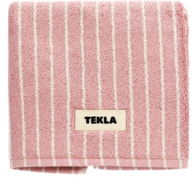 [테클라] BM-SHPIST(70x50cm) (Bath Mat) 매트 테리 쉐이디드 핑크 스트라이프 수건