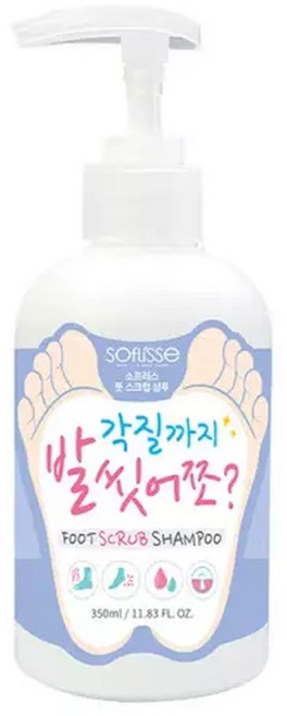 소프리스 풋스크럽 샴푸 발각질까지씻어쪼 194665, 280ml, 1개