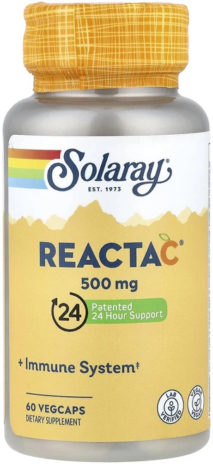쏠라레이 Reacta-C 500mg 베지캡슐 60정, 6개 - 쿠팡