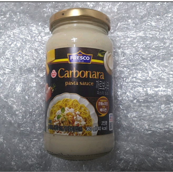 오뚜기 프레스코 까르보나라 파스타소스, 360g, 20개