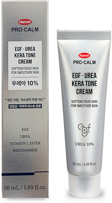 프로캄 EGF 우레아 케라톤 크림 묵은 각질 색소침착 민감성, 1개, 50ml