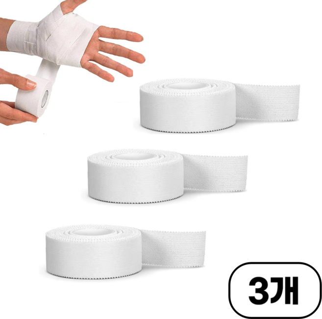 파워테이핑 스포츠면테이프 씨테이프 C-TAPE, 3개