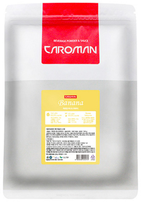 까로망 바나나 파우더 500g 카페음료, 1개, 1개입