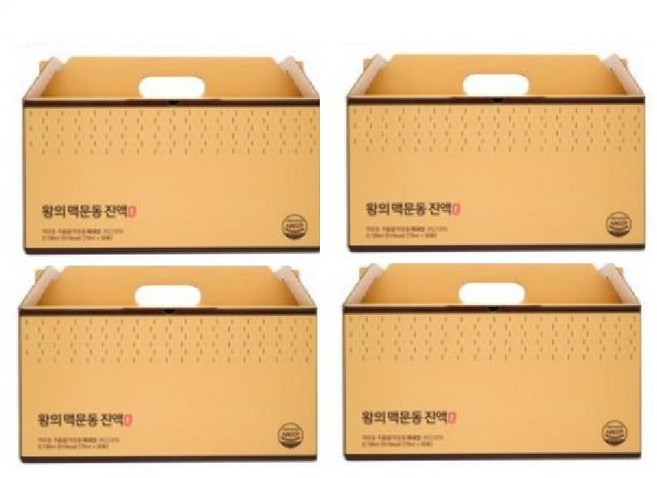 맥문동진액골드 왕의맥문동 진액 골드(70ml*30포*4박스), 4박스, 2.1L