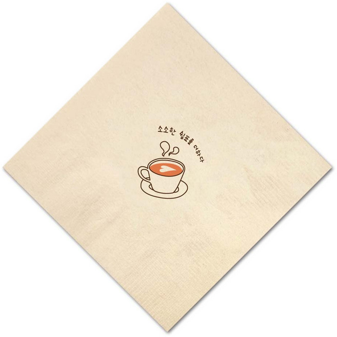 대나무 냅킨 커피시리즈 3천매 _ 친환경 항균 칵테일냅킨, 3000개입, 1개, 커피 쉼표