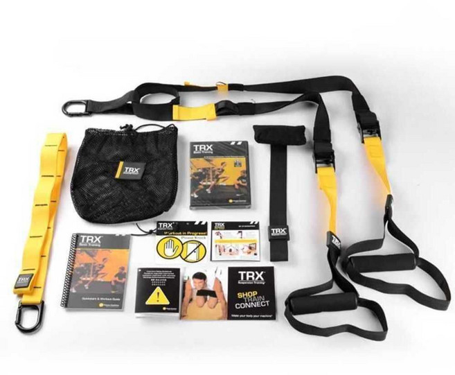 TRX밴드 홈짐 튜빙밴드 저항 옐로우 버클 전신 운동 복부근육, G. P1 심플팩 블랙 앤 옐로우