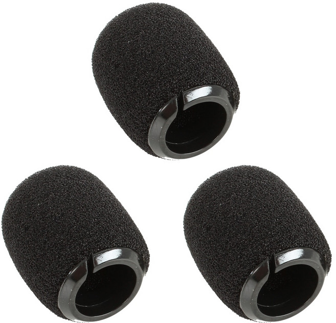마이크 악세사리 3 개/몫 플라스틱 스냅 폼 커버 윈드 스크린 스폰지 Beta98H/C MX412 418 악기 구즈넥, 없음, 한개옵션0