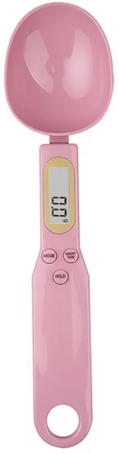전자 주방 저울 LCD 디지털 측정 식품 밀가루 스푼 우유 커피 미니 도구 500g 0.1g, 01 Pink