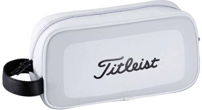 타이틀리스트 골프 손 가방 스포츠 파우치 백 라운딩 수납 선물 TA23ASPJ, TA23ASPJ 파우치 화이트 블랙, 1개