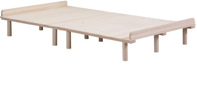 메리노 침대 매트리스 깔판 저상형 평상형 패밀리 받침대 111SS슈퍼싱글 110cm+6cm 원목발, 원색