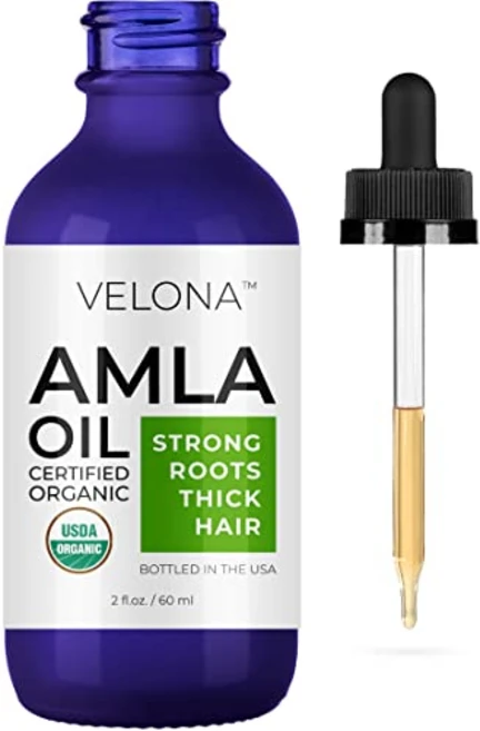 velona Amla 오일 USDA 인증 유기농 2온스 | 100% 순수 천연 캐리어 오일 | 엑스트라 버진 비정제 콜드 프레스 | 모발 성장 바디 얼굴 및 스킨 케어 | 오늘 사용 - 결과를 즐기십시오…, 1개, 60ml - 쿠팡