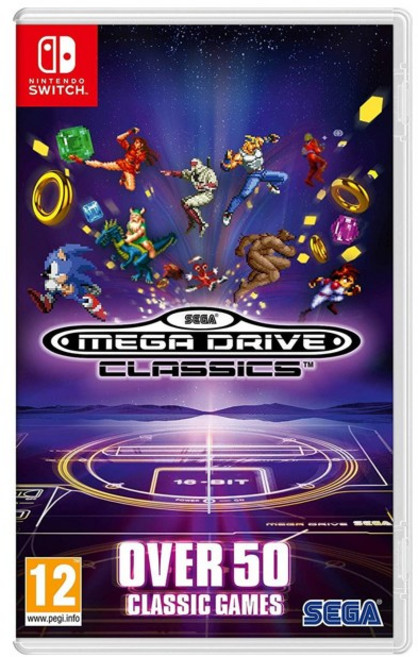 닌텐도 스위치 / 스위치2 호환 세가제네시스 클래식 메가 드라이브 레트로 게임 영어지원, 닌텐도 스위치 메가 드라이브 클래식