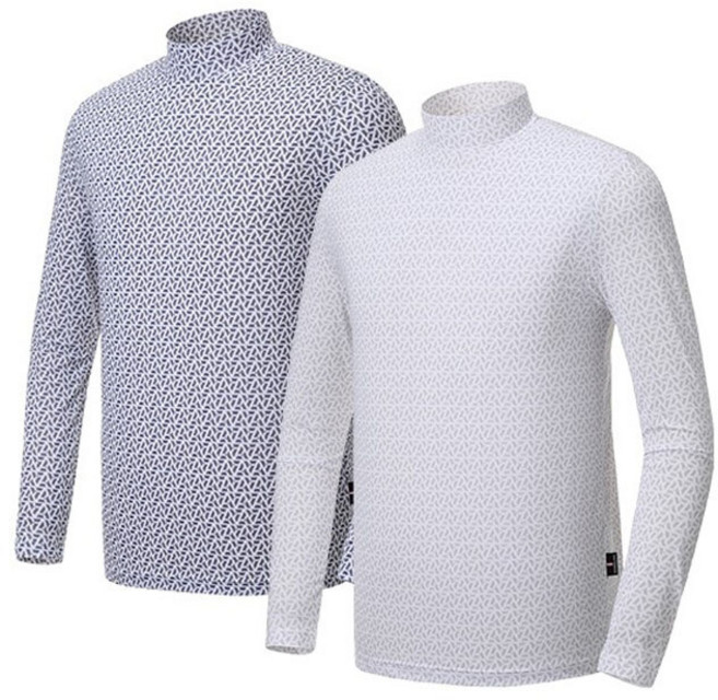 선덜랜드 남성 피라미드 프린트 냉감티셔츠 - 16121IW41