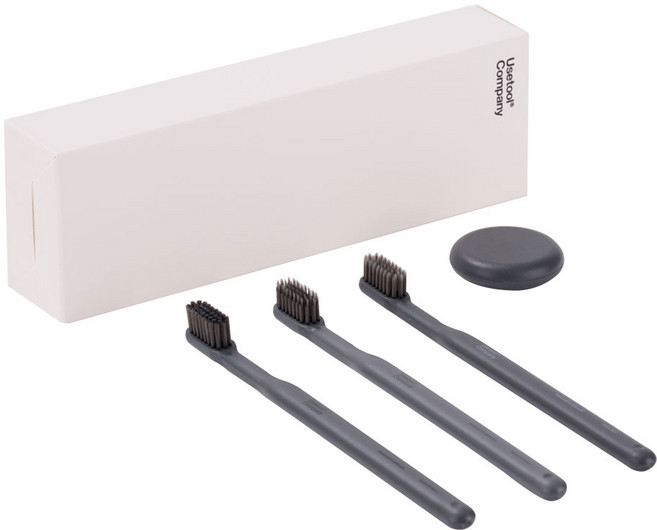 유즈툴 투스브러쉬 칫솔 스타터세트 블랙, 1개, 1세트