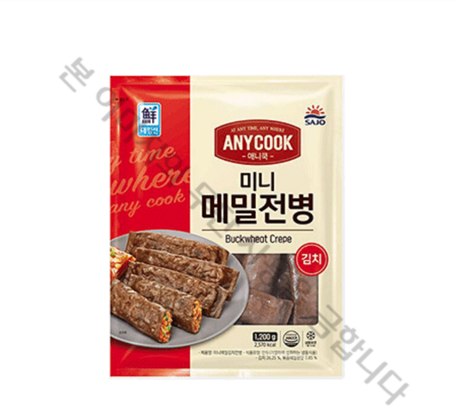 애니쿡 미니 메밀김치전병(30g 40개입) 1.2Kg, 1개, 30g