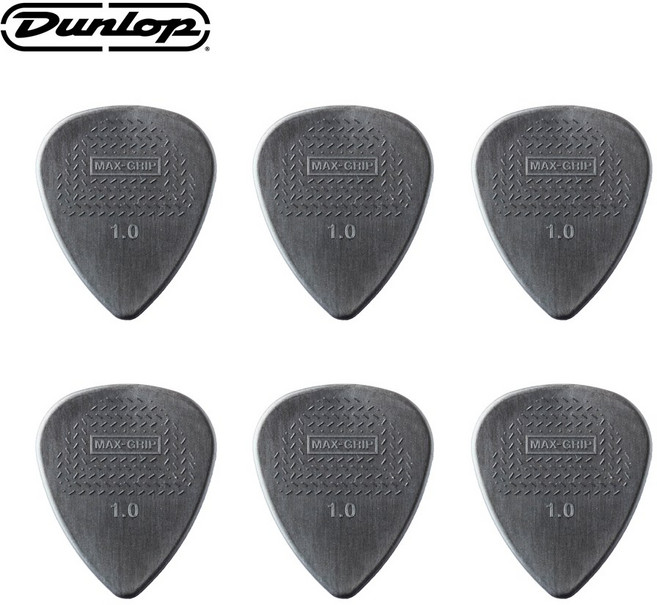 지엠뮤직_세트(6개)던롭피크 449R1.0 Max Grip 1.0mm Standard Dunlop Pick (No.146세트), 6개