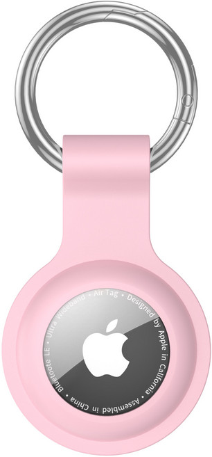 애플 에어태그2 보호 케이스, 1개, 핑크