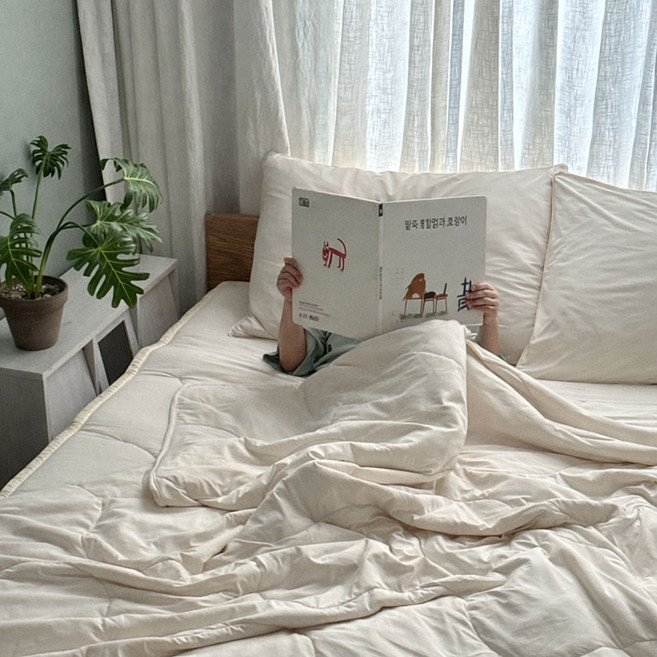 누잠 쿨에어 냉감이불 l 부드라운 양면 여름이불