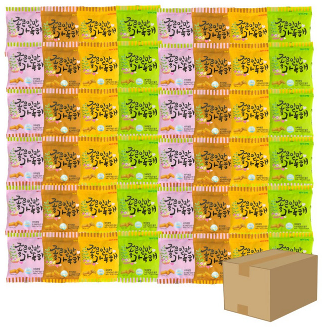 정든식품 미니 보리 건빵 국산 과자 저칼로리 다이어트 간식 대용량 100개, 30g