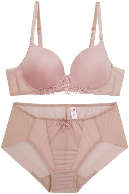 비너스자스민 더블윙 심플핏 와이어 몰드브라 팬티세트