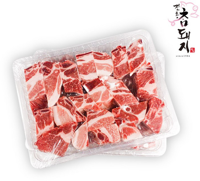 [전통참돼지] 한돈 돈갈비 1.5kg+1.5kg 총 3kg (냉동), 2개, 1.5kg