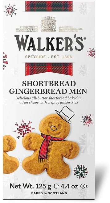 Walkers 쇼트브레드 진저브레드 남성용 8 쿠키 113.4 g, Gingerbread Man