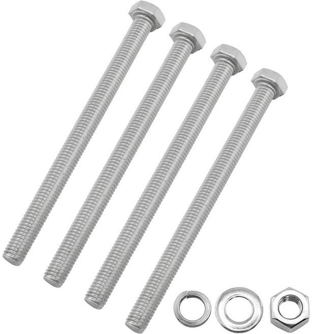 유스툴 스텐 육각 나사 볼트 너트 와셔 포함 SUS 서스 304, 1팩, 100mm, M6