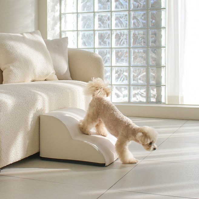 초코펫하우스 강아지 라운드 논슬립스텝 4.0, 1개, 아이보리