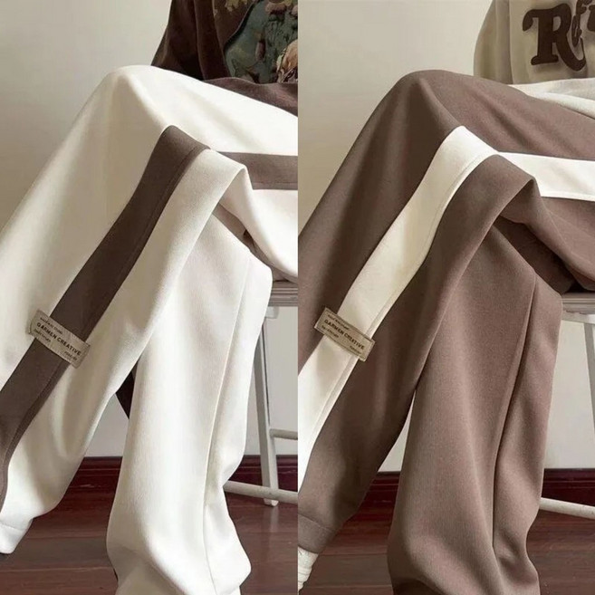 GARMENT CREATIVE 男寬鬆運動休閒直筒長褲