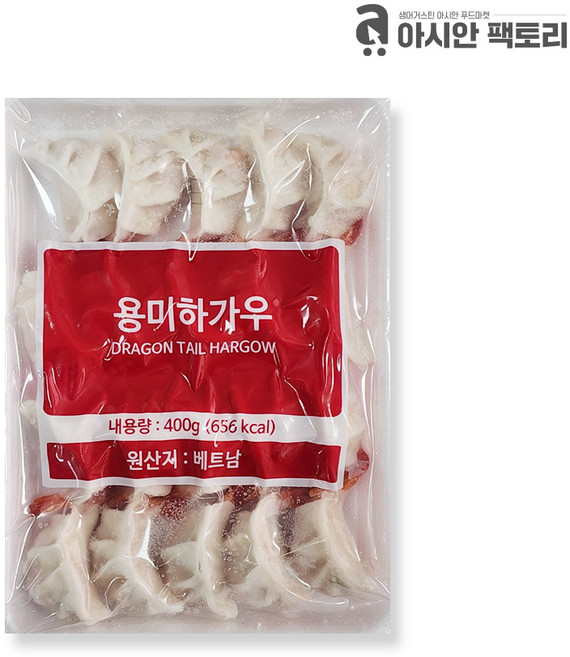 아시안팩토리 용미하가우 새우만두 아이들간식 생어거스틴 식자재마트, 5개, 400g