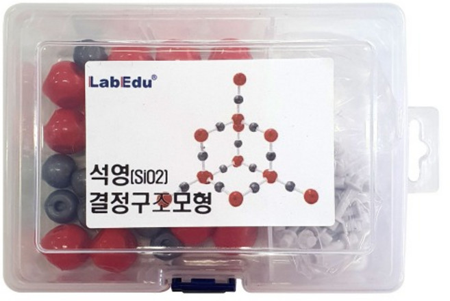 석영결정구조모형 조립품