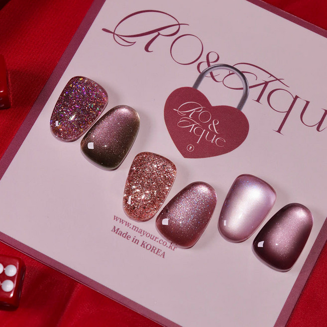 메이유어 로앤틱 글리터 자석젤 6종 세트, 1개