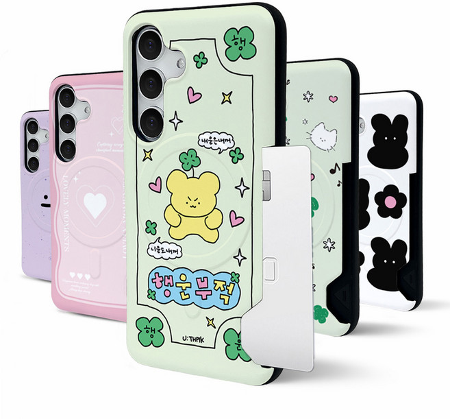 [50디자인] 갤럭시A17 전용 맥세이프 슬라이드 카드범퍼 케이스