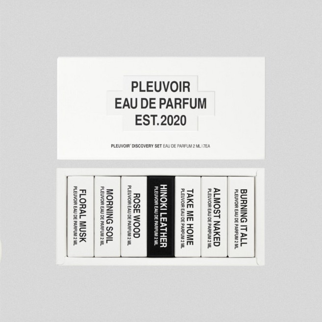 Pleuvoir 香水試香組 七款香味 韓國製, 1個, 2ml*7 試香體驗組