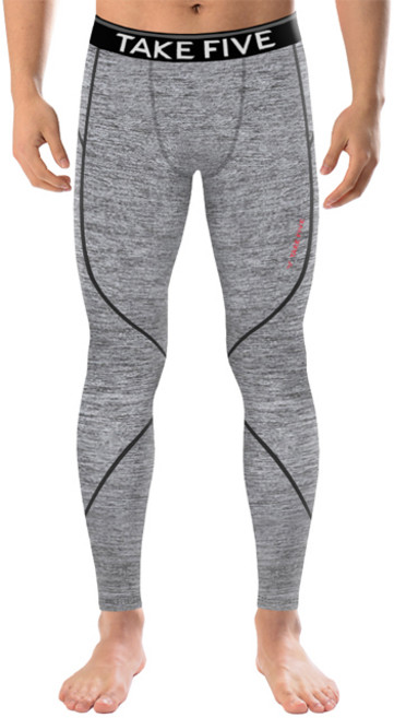 테이크파이브 NP 514 기모스포츠웨어 언더레이어 멜란지 그레이 S-2XL 남성 내의 타이즈
